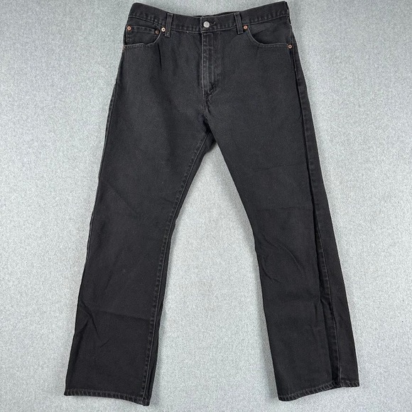 Levi Strauss & Co Other - Levi 517 Bootcut Jeans Black Mens 36x32 Denim Western Rodeo Cowboy Dark Wash
